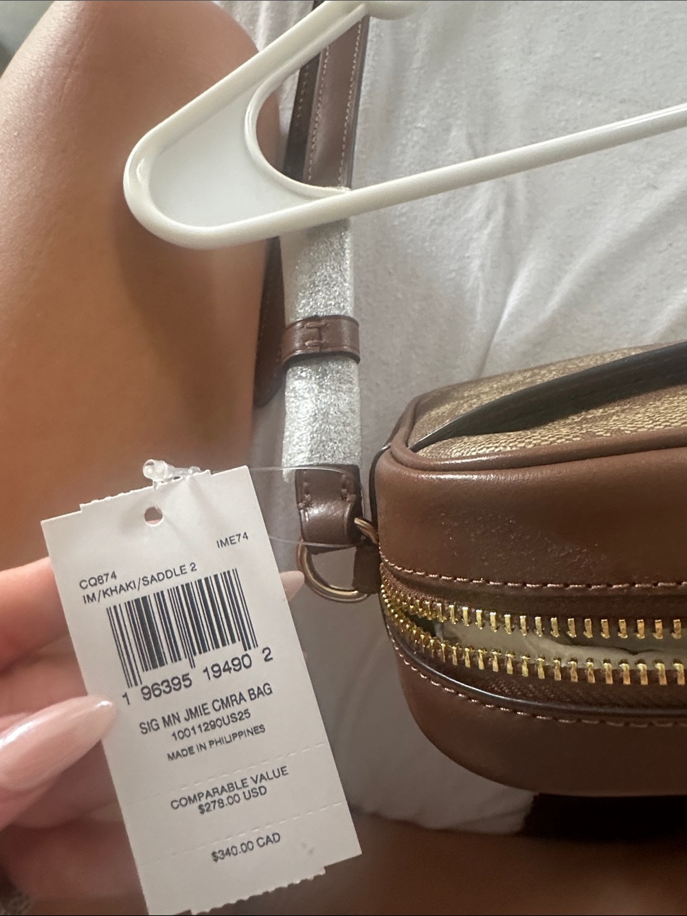 Coach Brown Signature Crossbody Bag - Picture 3 of 4